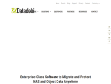 Tablet Screenshot of datadobi.com